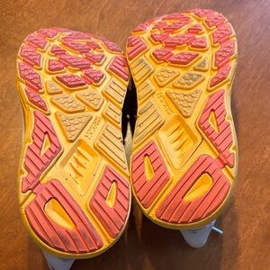 Hoka Women's Athletic Shoes - Pink and Yellow